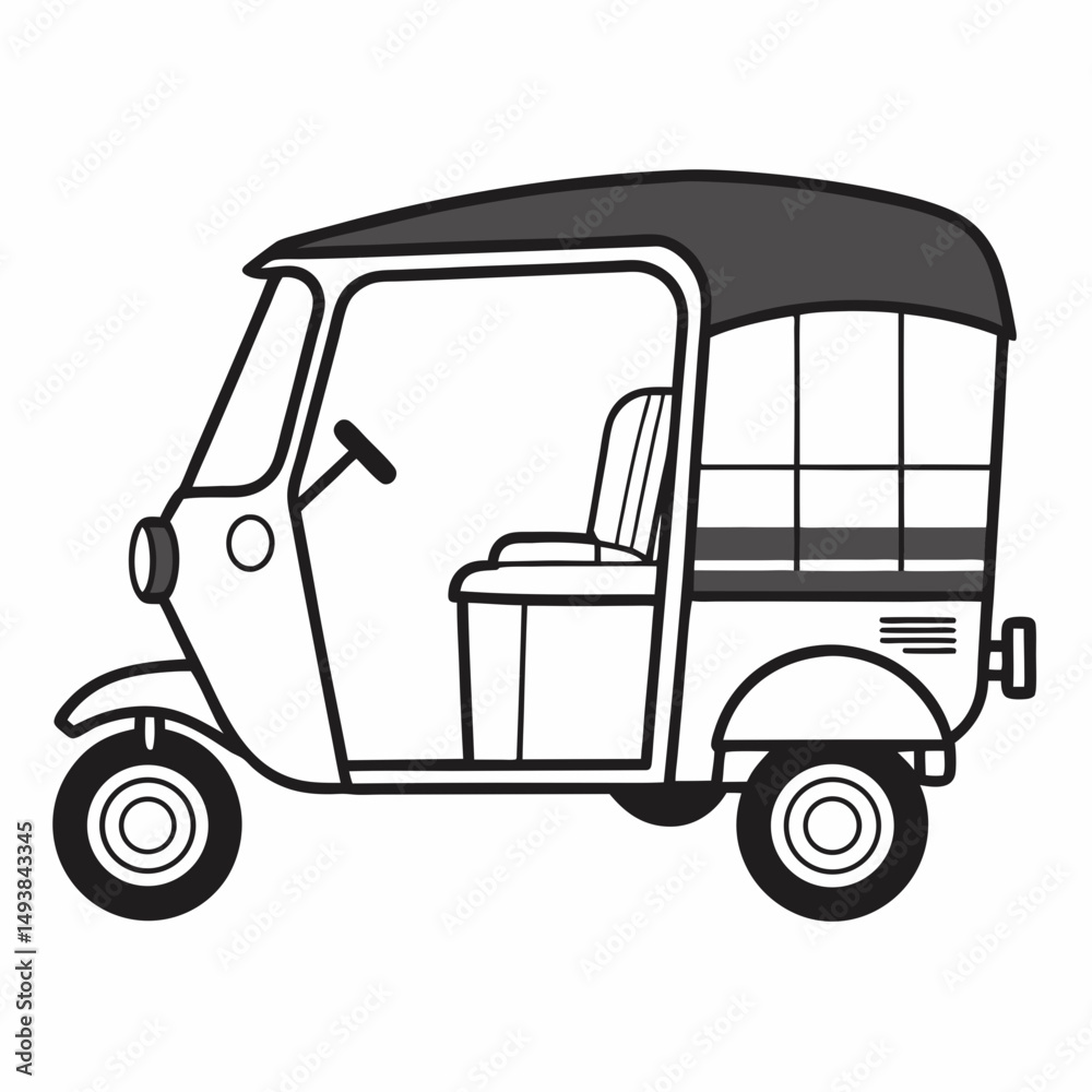 Fototapeta premium truck isolated on white background