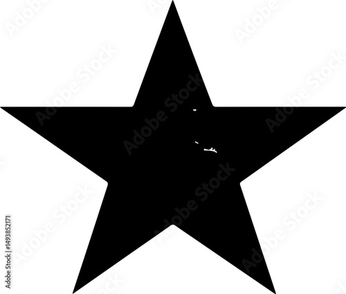 grunge star graphic