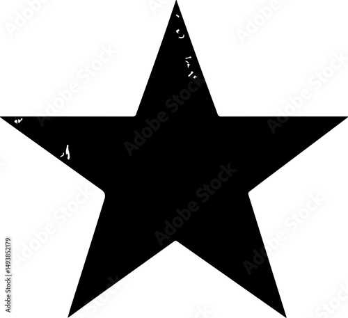 grunge star graphic