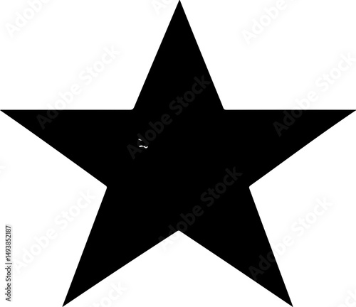 grunge star graphic