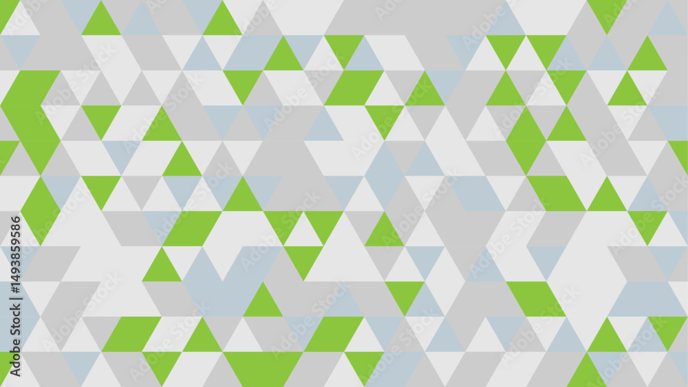 triangulos cinza verde