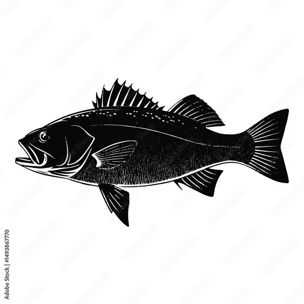 fish isolated on white background