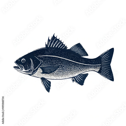 fish isolated on white background