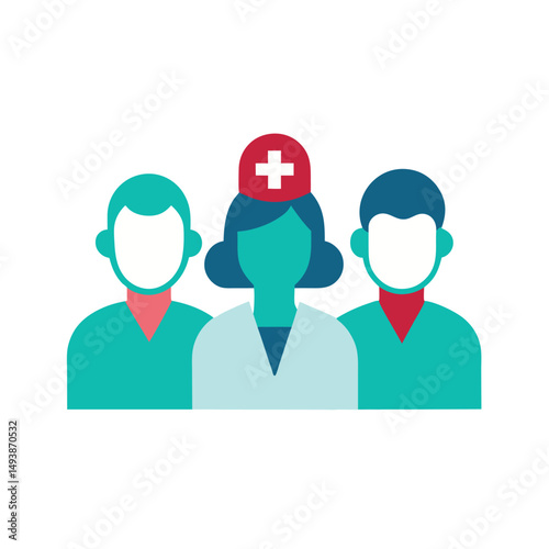 Medical Team Vector Illustration Design