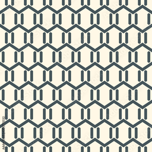 Seamless ethnic vector. Tribal wallpaper. Linear ornament. Geometrical pattern. Geometric backdrop. Mosaics motif. Grid background. Textile print. Ethnical design. Abstract image.