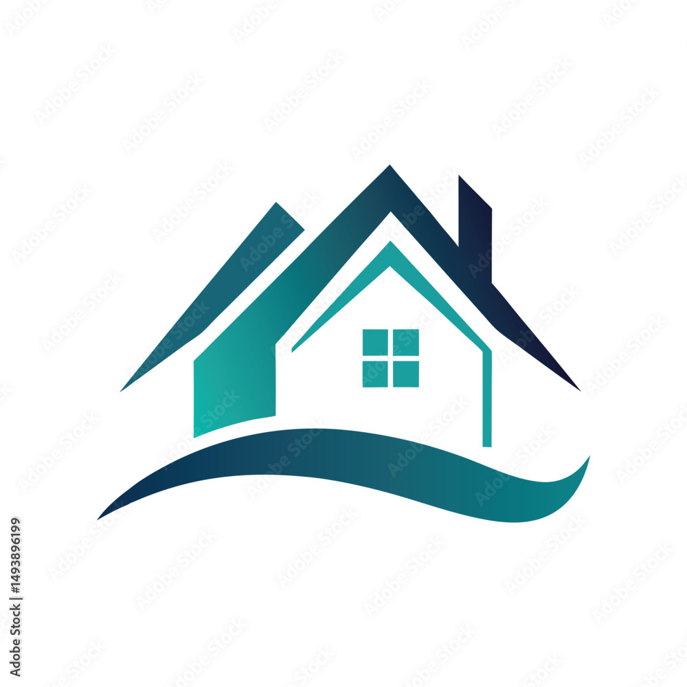 Modern Real Estate House Logo Icon Vector Modern Real Estate House Logo Icon Vector