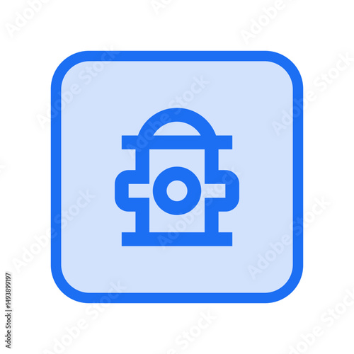 Fire Hydrant Alt Outlined Icon