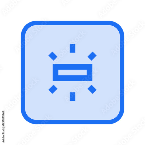 Fluorescent Outlined Icon