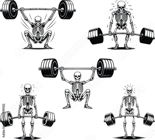Skeleton Deadlift, Gym, Skeleton Squat