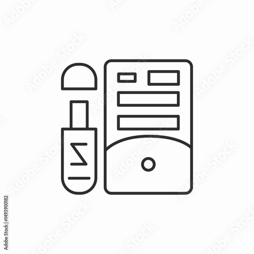 computer data storage icon sign vector