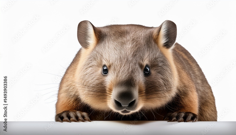 Fototapeta premium wombat isolated on transparent background
