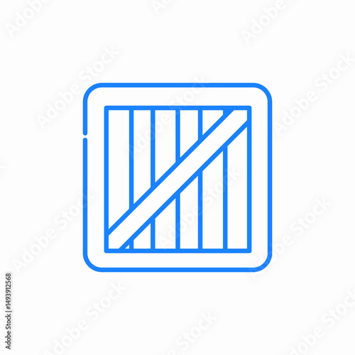 closed box icon sign vector