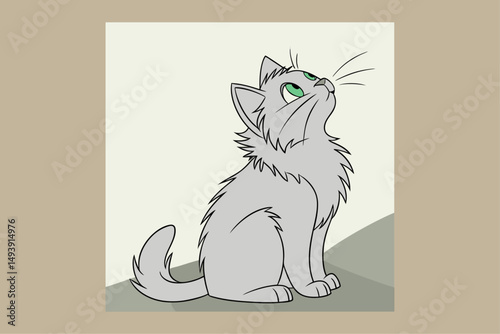  cat vector art design