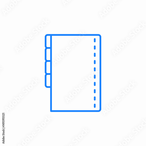 program book icon sign vector