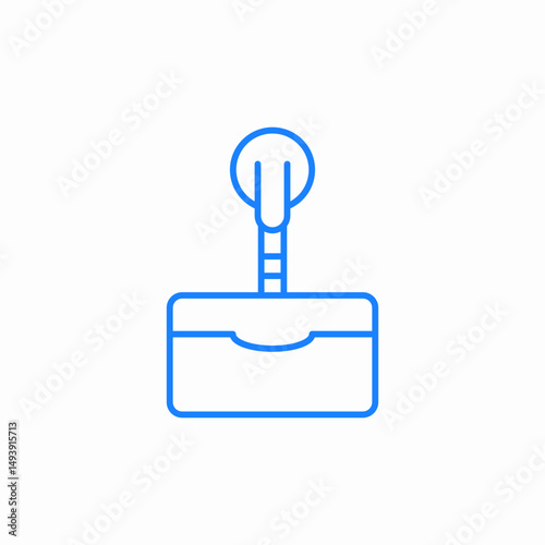 rearview mirror icon sign vector