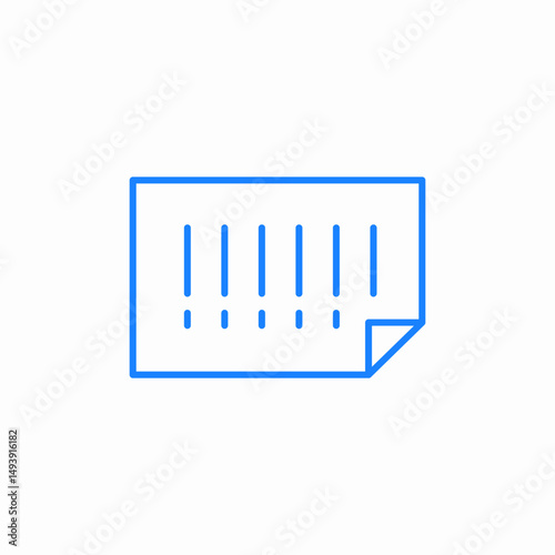 shipment report icon sign vector
