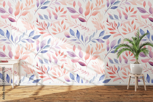 vintage wallpaper with flowers