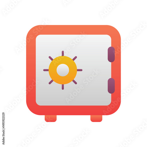 In Safe Room Vector icon