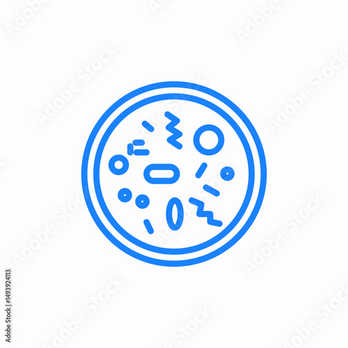 petri dish icon sign vector