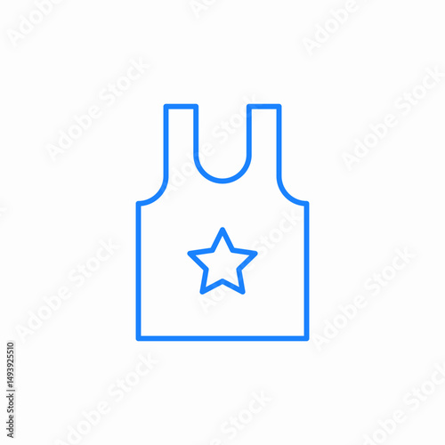 top tank icon sign vector