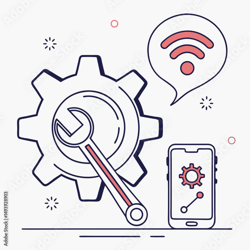 Mobile app development gear wrench wifi settings repair
