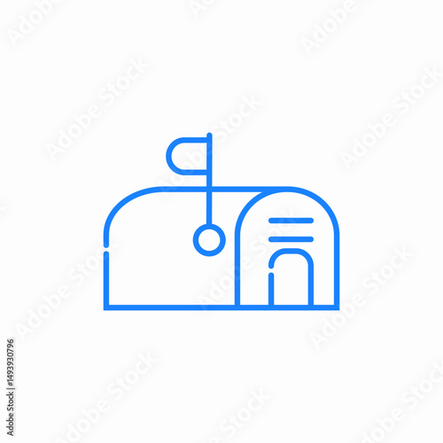 mailbox icon icon sign vector