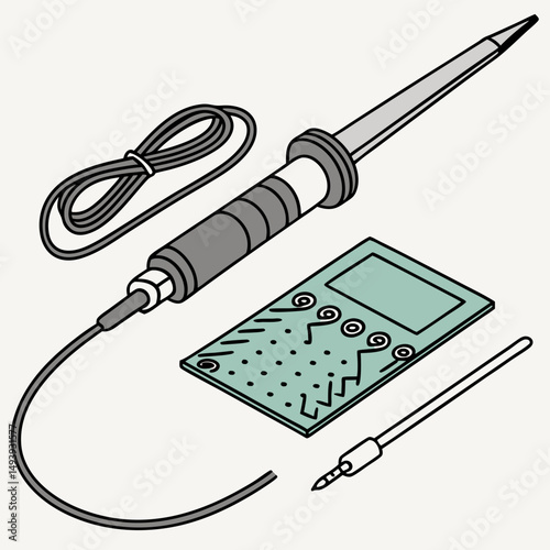 Soldering iron kit electronics repair tool circuit board