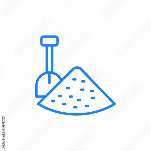 pile of sand icon sign vector
