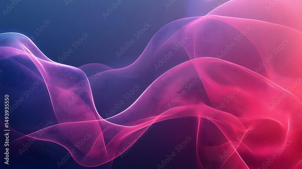Fototapeta premium Abstract design featuring flowing, vibrant hues.