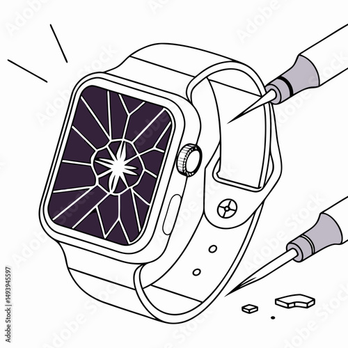 Smartwatch repair screen replacement tools precision