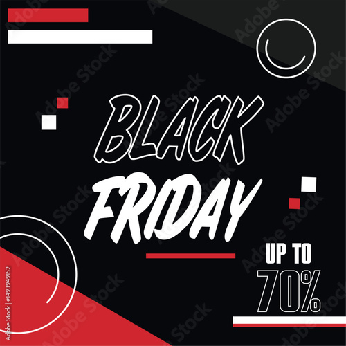 Colored modern black friday Vector