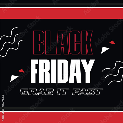 Colored modern black friday Vector