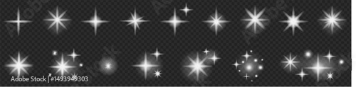 starlight vector. starlight effect. starlight isolated transparent.