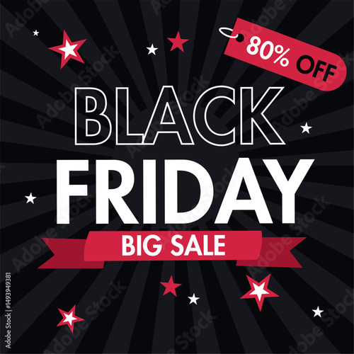 Colored modern black friday Vector
