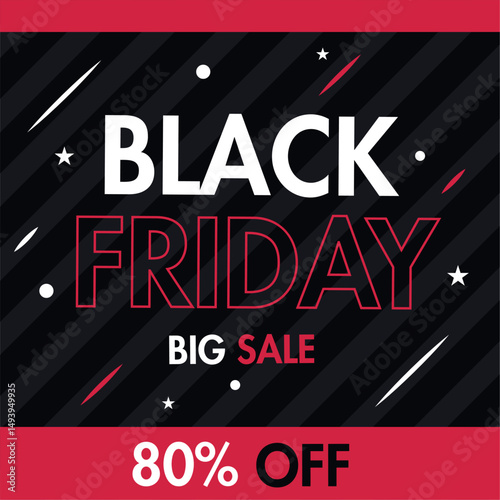 Colored modern black friday Vector
