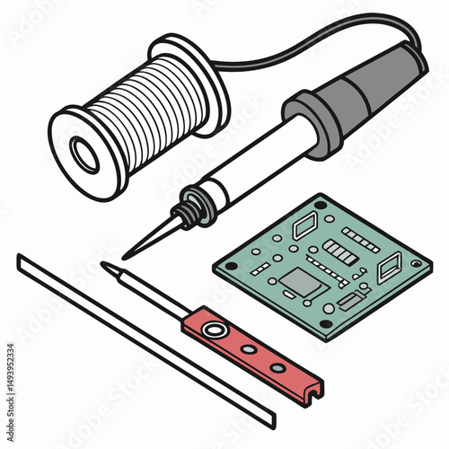 Soldering iron kit electronics repair tools circuit board