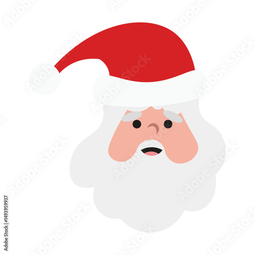 Colored santa claus character avatar Vector
