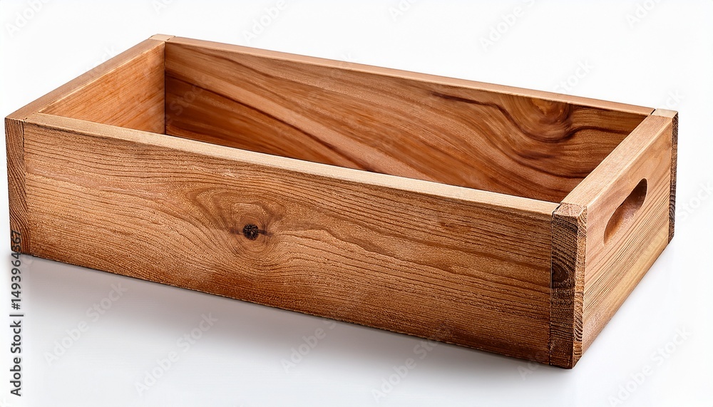 wooden box isolated on white background wooden box isolated on white background