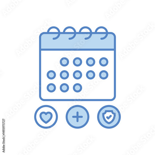 Medial Appoitment Icon vector