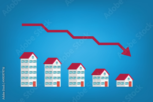 Housing price falling down