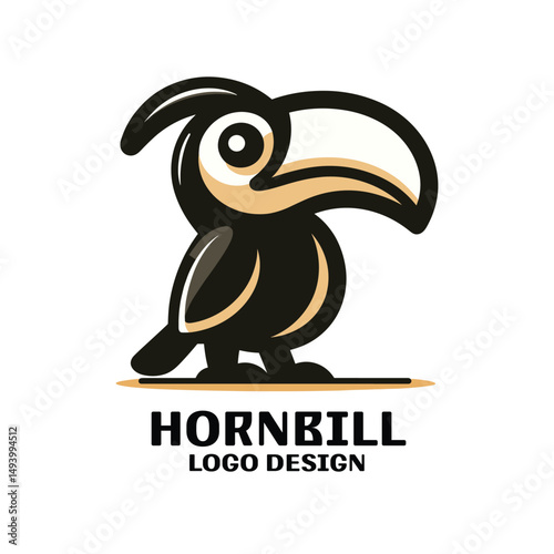 Hornbill Vector Logo Design