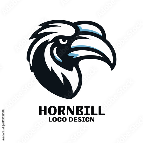 Hornbill Vector Logo Design
