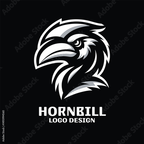 Hornbill Vector Logo Design