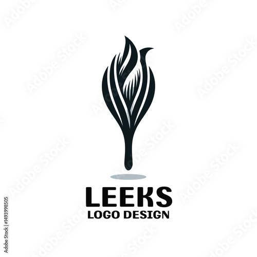 Leeks Vector Logo Design