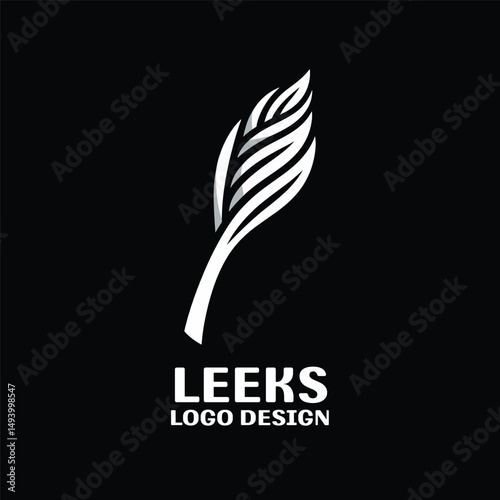 Leeks Vector Logo Design