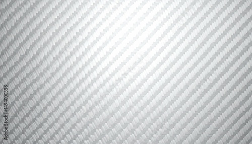 Woven White Fabric Diagonal Interlock Texture