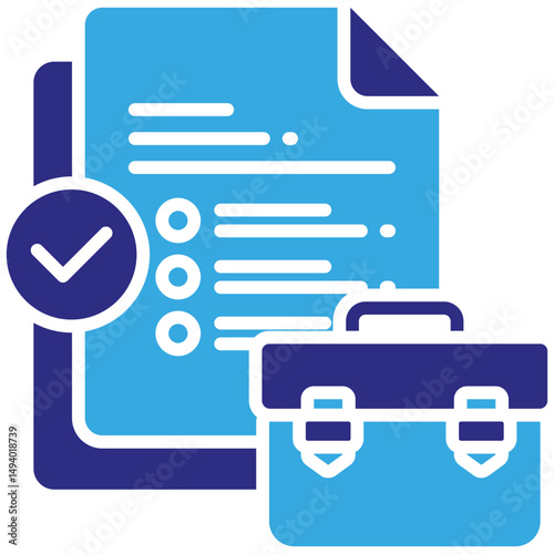 Application solid dual color icon. Simple vector icon design in solid color style. Editable vector format