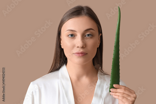 Beautiful young woman with ...