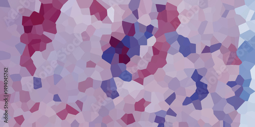 Abstract geometric mosaic with cool tones and color variations for digital design and artistic expression