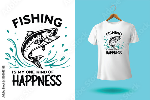 fishing vintage illustration design t shirt vintage